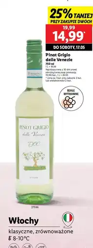 Lidl Wino Delle Venezie Pinot Grigio oferta