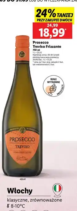 Lidl Wino Amor Di Vigna Prosecco Treviso Frizzante oferta