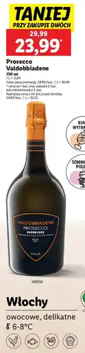 Lidl Wino Valdobbiadene Prosecco Superiore Extra Dry oferta