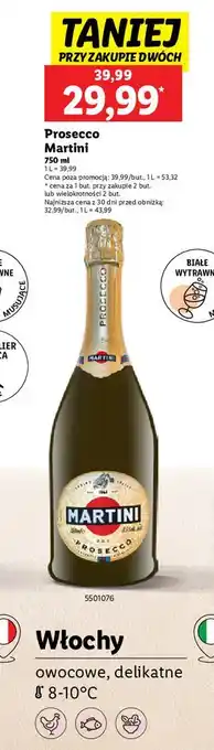 Lidl Wino Martini Prosecco oferta