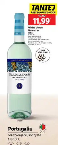 Lidl Wino Vinho Verde Ramadas oferta