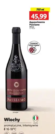 Lidl Wino Passiamo Appassimento oferta