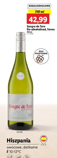 Lidl Wino Sangre De Toro 0.0% Blanco oferta