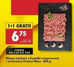 Biedronka Mięso mielone z łopatki wieprzowej i wołowiny Kraina Mięs oferta