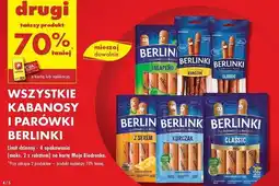 Biedronka Kabanosy classic Morliny Berlinki oferta