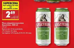 Biedronka Piwo Kasztelan Niepasteryzowane oferta