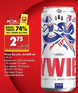 Biedronka Piwo Żywiec Jasne Pełne oferta