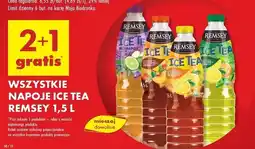 Biedronka Napój z ekstraktem czarnej herbaty bergamot Remsey Ice Tea oferta