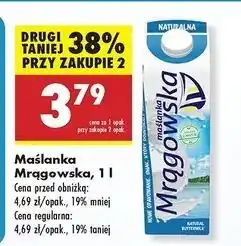 Biedronka Maślanka naturalna Mrągowska oferta