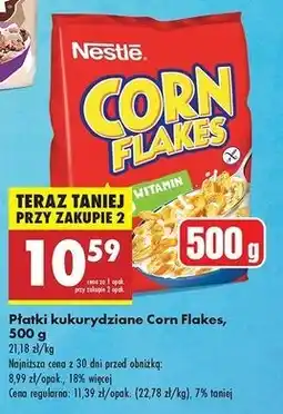 Biedronka Płatki śniadaniowe Corn Flakes (Nestle) oferta