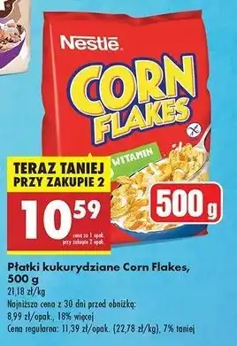 Biedronka Płatki śniadaniowe Corn Flakes (Nestle) oferta