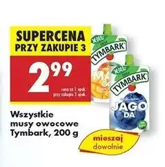 Biedronka Mus mango-jabłko-banan-brzoskwinia Tymbark oferta