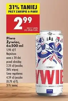 Biedronka Piwo Żywiec Jasne Pełne oferta