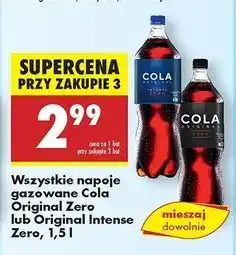 Biedronka Napój Cola Original Intense Zero oferta