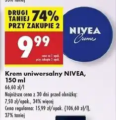 Biedronka Krem do twarzy i ciała Nivea Creme oferta