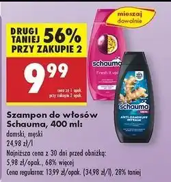Biedronka Szampon anti-dandruff Schauma For Men oferta
