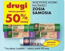Biedronka Worki na śmieci z uszami 25l Zosia Samosia oferta