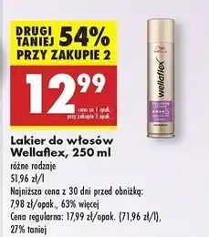 Biedronka Lakier do włosów fullness volume Wellaflex oferta
