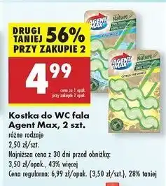 Biedronka Kostka do wc fresh breeze Agent Max Inspired By Nature oferta