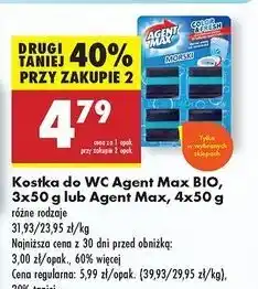 Biedronka Kostki do wc bio Agent Max oferta