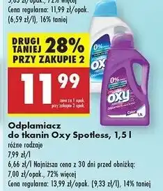 Biedronka Odplamiacz color Oxy Spotless oferta