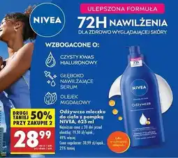 Biedronka Mleczko odżywcze skóra bardzo sucha z pompką Nivea oferta