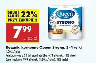 Biedronka Ręcznik kuchenny strong 102 listki Queen oferta