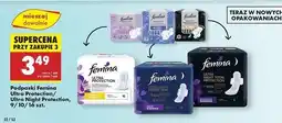 Biedronka Podpaski night total protection Femina Ultra oferta