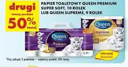 Biedronka Papier toaletowy supreme Queen oferta
