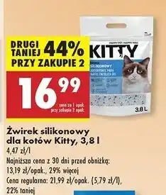 Biedronka Żwirek silikonowy Kitty oferta
