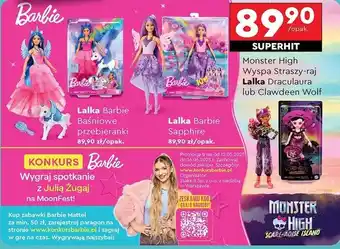 Biedronka Lalka monster high clawdeen wolf Mattel oferta