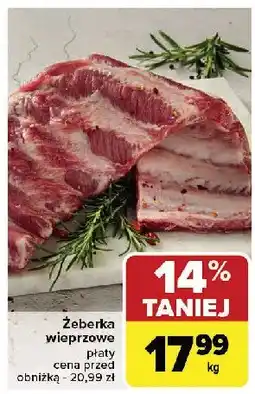 Carrefour Market Żeberka wieprzowe płaty oferta