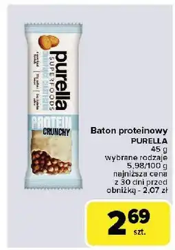 Carrefour Market Baton chrupiące ciasteczko Purella superfoods Purella food oferta