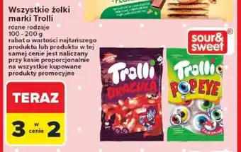 Carrefour Wszystkie żelki marki Trolli oferta