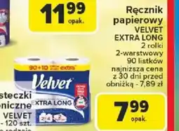 Carrefour Ręcznik papierowy Velvet extra long oferta
