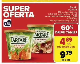 Carrefour Serek twarogowy borowikowy las Tartare oferta