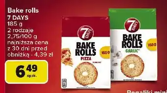 Carrefour Bake rolls garlic 7 days bake rolls oferta