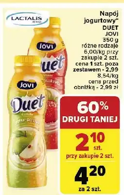 Carrefour Market Jogurt jabłko-gruszka Jovi duet oferta