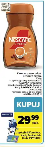 Carrefour Market Kawa Nescafe crema oferta