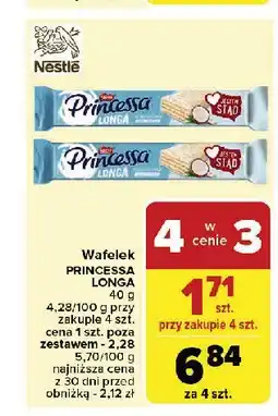 Carrefour Market Wafelek kokosowy Princessa longa oferta