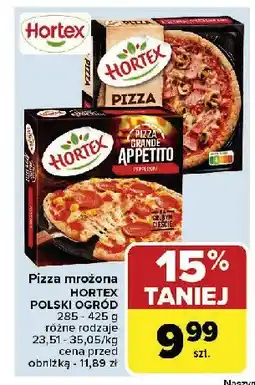 Carrefour Market Pizza z szynką i pieczarkami Hortex oferta