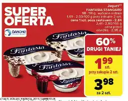 Carrefour Jogurt z wiśniami Danone fantasia oferta