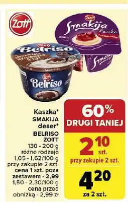 Carrefour Kaszka z sosem z wiśni ZOTT SMAKIJA oferta