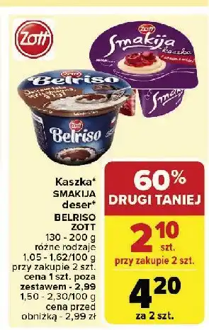 Carrefour Kaszka z sosem z wiśni ZOTT SMAKIJA oferta
