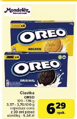 Carrefour Ciastka golden Oreo oferta