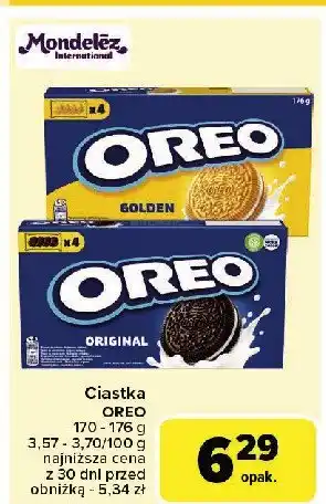 Carrefour Ciastka golden Oreo oferta