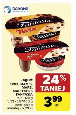 Carrefour Jogurt maltesers Danone fantasia oferta