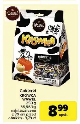Carrefour Cukierki Wawel krówka mleczna oferta