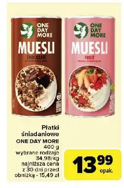 Carrefour Musli owocowe One day more oferta