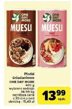 Carrefour Musli owocowe One day more oferta